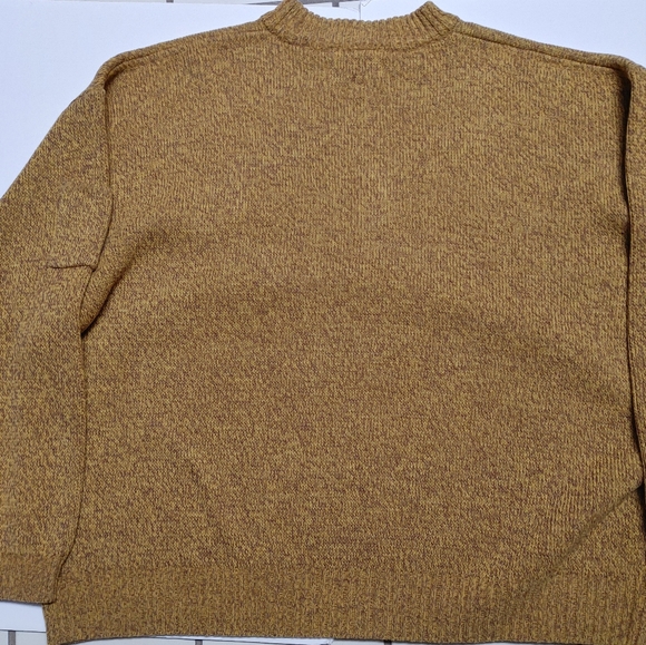 Vintage Davoucci Men's Mustard Signature Crew Neck Sweater XL - Picture 4 of 16